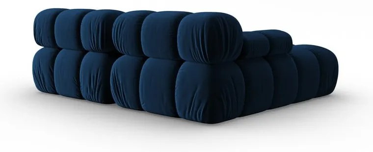 Niebieska aksamitna sofa 191 cm Bellis – Micadoni Home