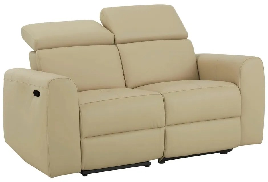 Biała sofa z imitacji skóry 158 cm Capena – Støraa
