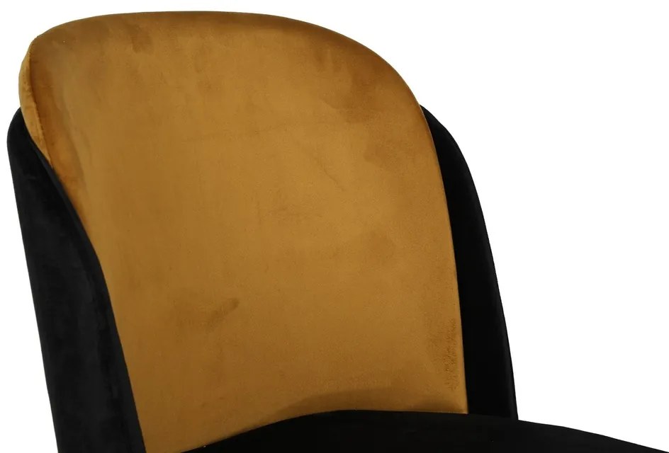 Zestaw krzeseł do jadalni Dore Mustard, 4 szt., 4 szt.