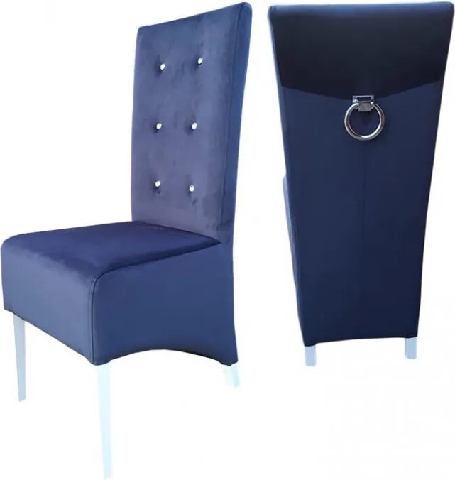 Krzesło nowoczesne do jadalni pikowane oparcie wygodne siedzisko