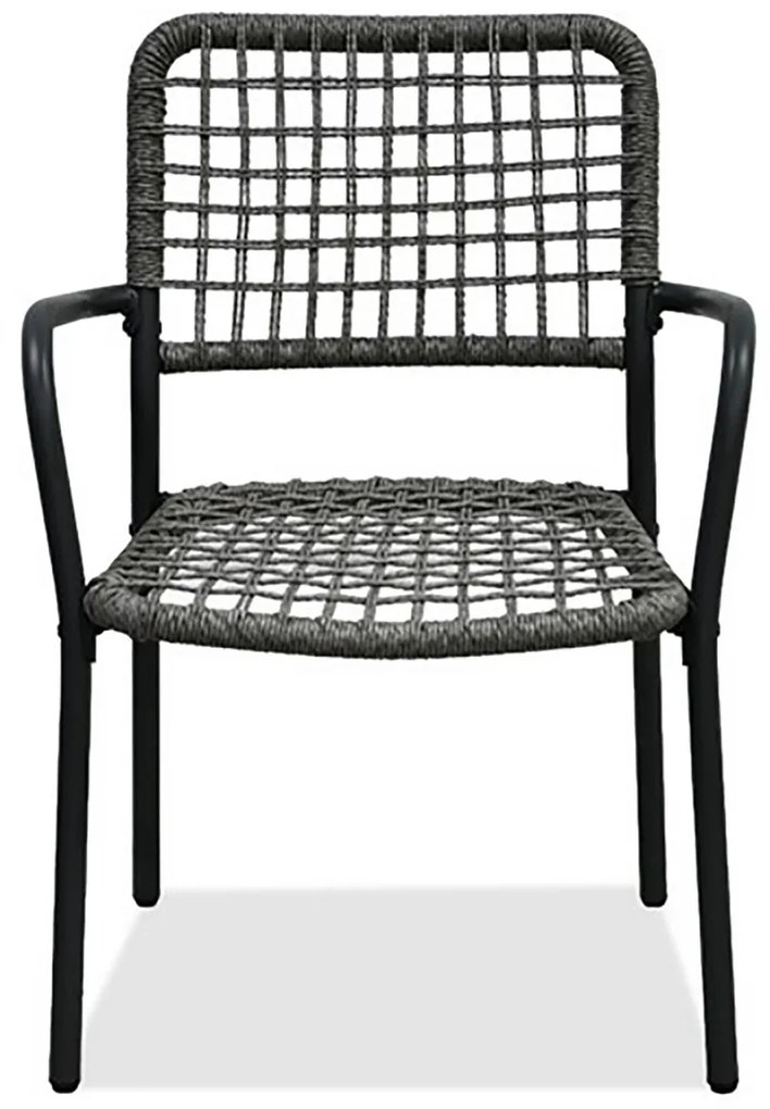 Autronic Zestaw ogrodowy 1+2, metal, polirattan, szary , AZ-L1103 GREY
