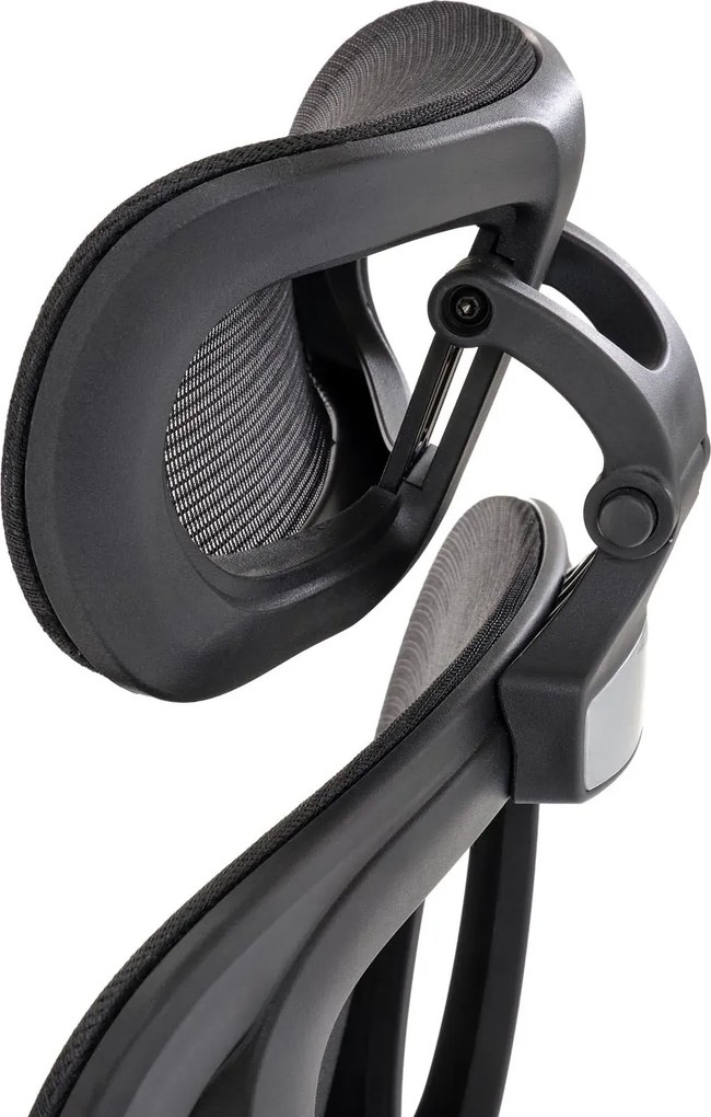 Czarny ergonomiczny fotel obrotowy z regulacją E8-E32
