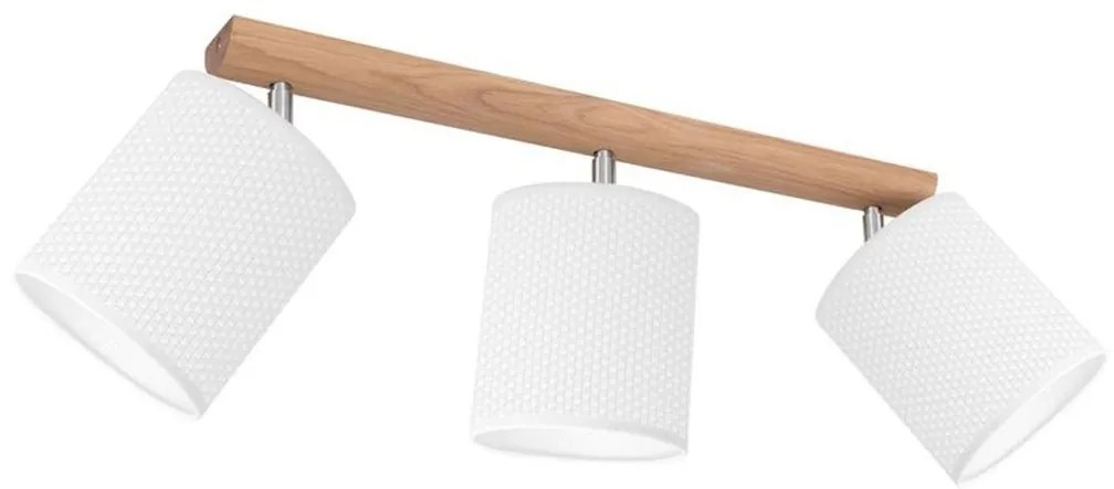 Spot-Light 2037400511549 - Oprawa punktowa BENITA 3xE27/25W/230V dąb