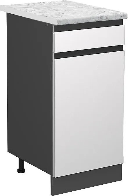 Szafka dolna do kuchni biały 40x60x81.6 r-line