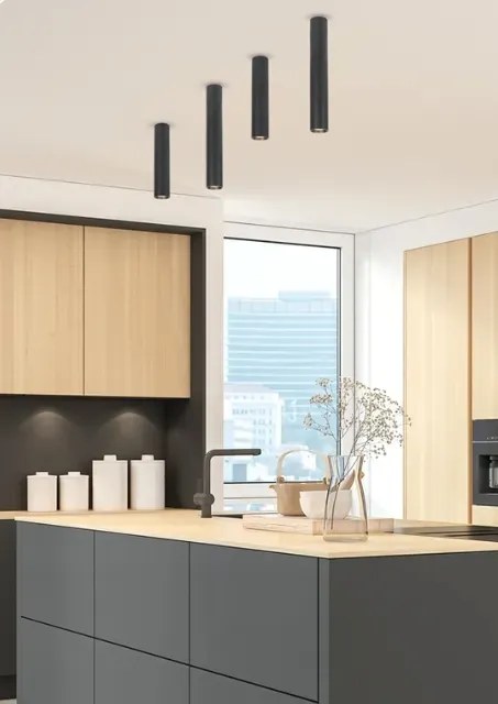 Czarny loftowy spot - K413 A5-N14