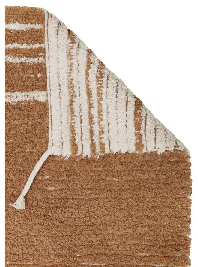 Ceglasty bawełniany dywan 170x240 cm Twin Toffee – Lorena Canals