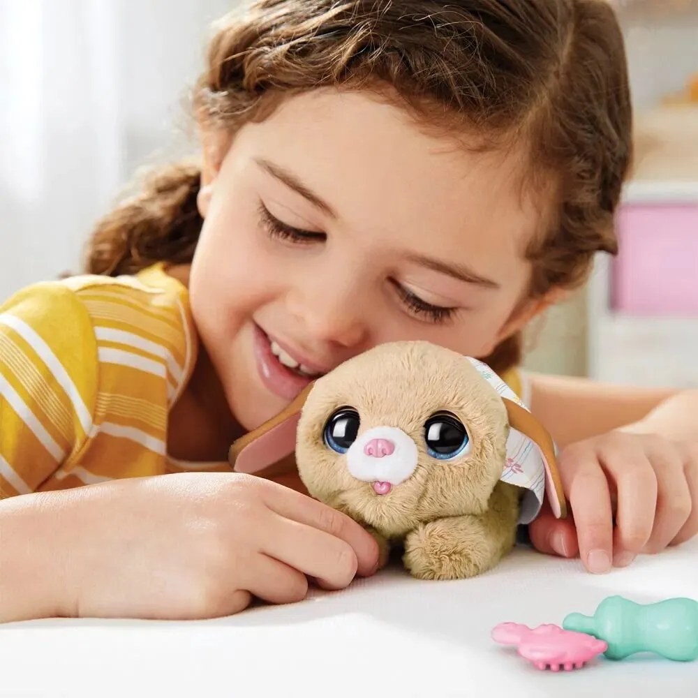 FurReal Newborns PUPPY, interaktywny pluszowyszczeniak, jasnobrązowy