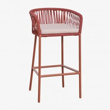 Wysoki Stołek Arhiza Dachówka Red Roof & ↑75 Cm - Sklum
