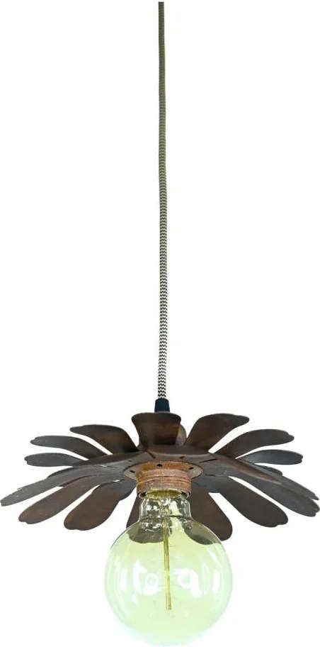 Bohemia-Design - Żyrandol na przewodzie 1xE27/60W/230V brązowy