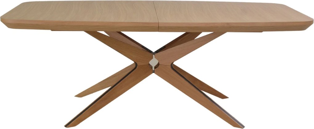 Stół rozkładany SOLIDO Dąb do Salonu Jadalni 200-300 x 110 x 76 cm, Prostokątny