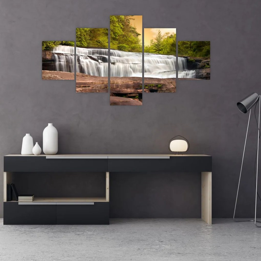 Obraz wodospadu (125x70 cm)