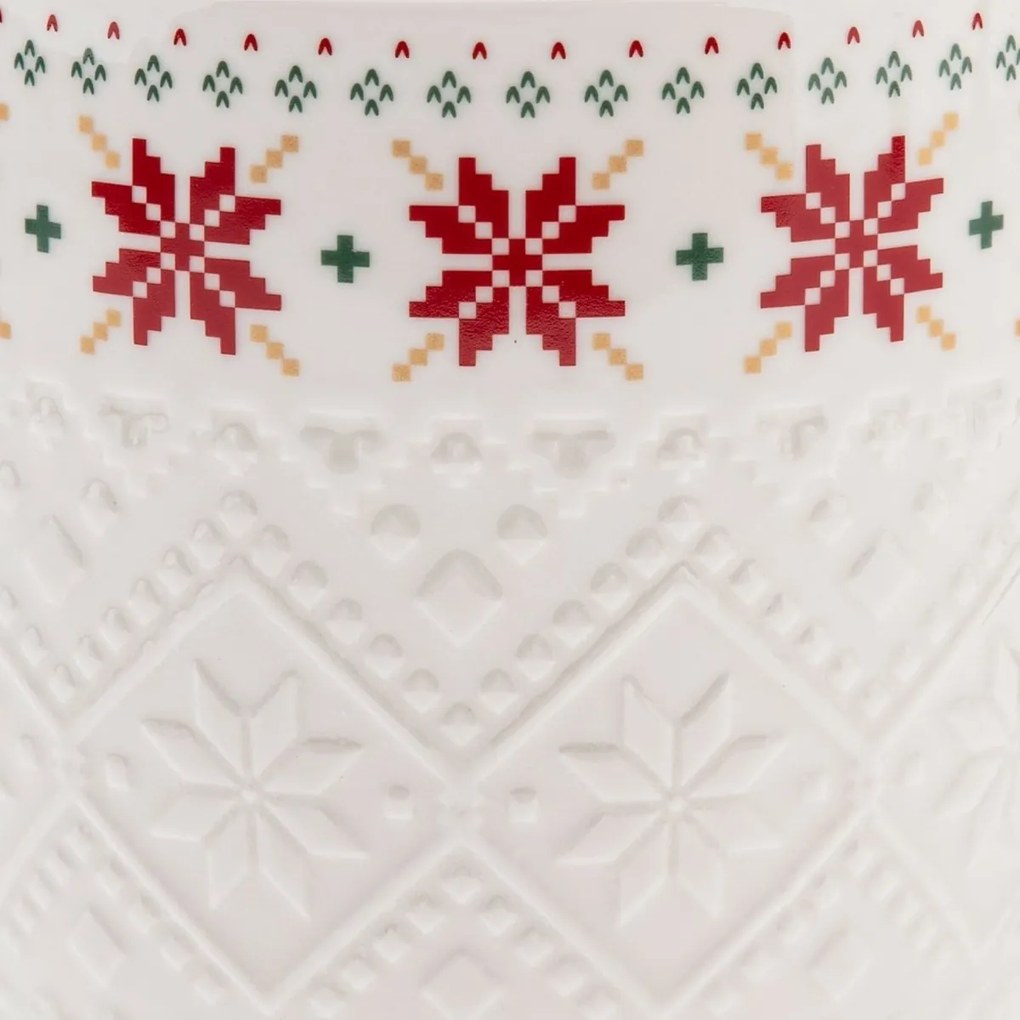 Porcelanowy kubek Pletený květ 630 ml