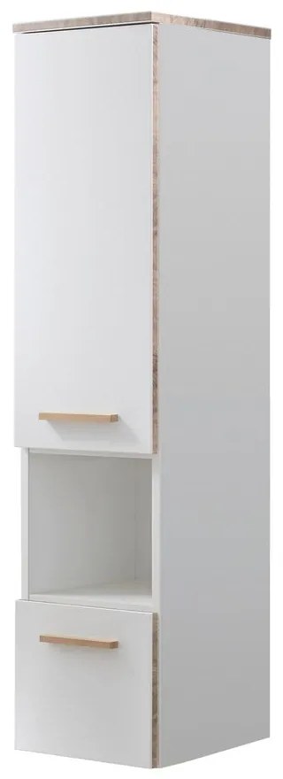 Biała wysoka wisząca szafka łazienkowa 30x123 cm Set 931 – Pelipal
