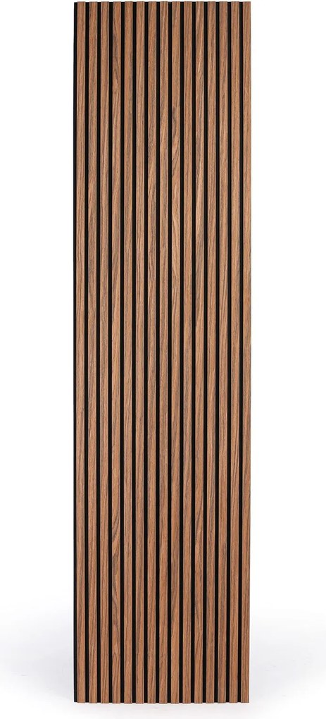 Drewniany panel akustyczny, 2400 x 600 mm, B2BP010, 5 szt, złoty teak