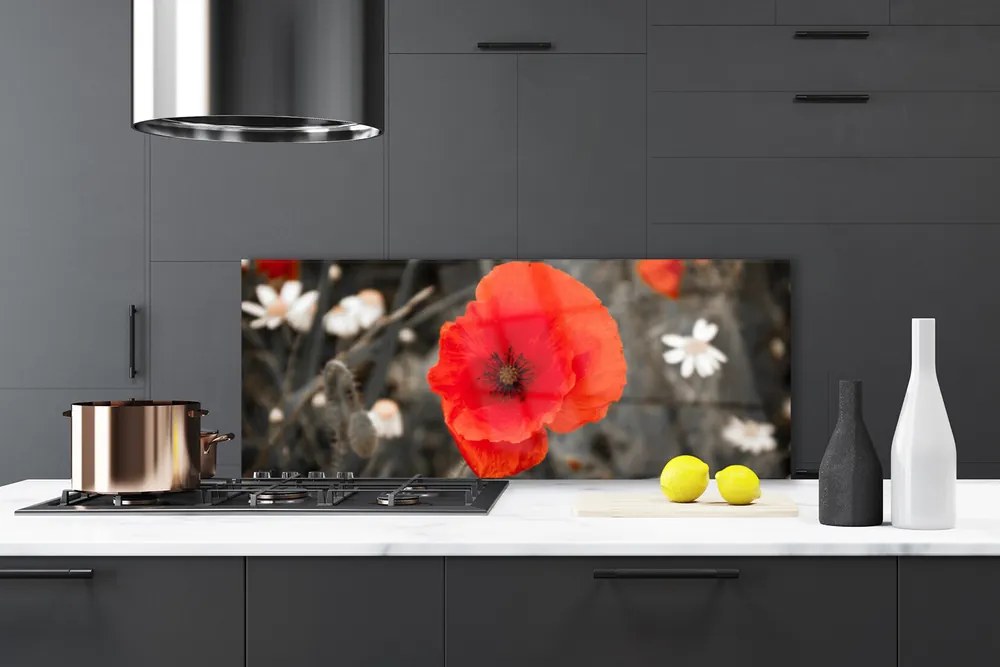 Panel Kuchenny Harmonijna Roślinność Kwiatowa