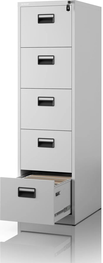 Szafa kartotekowa metalowa szara: SARA V5, 460 x 1625,5 x 600 mm