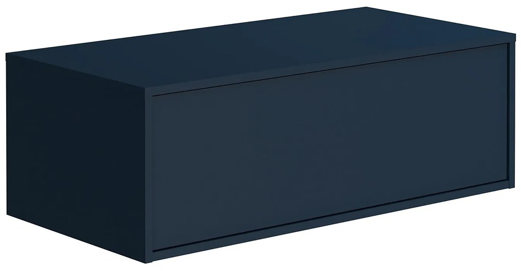 Szafka łazienkowa wisząca - kolor niebieski - 94 cm - TEANA II