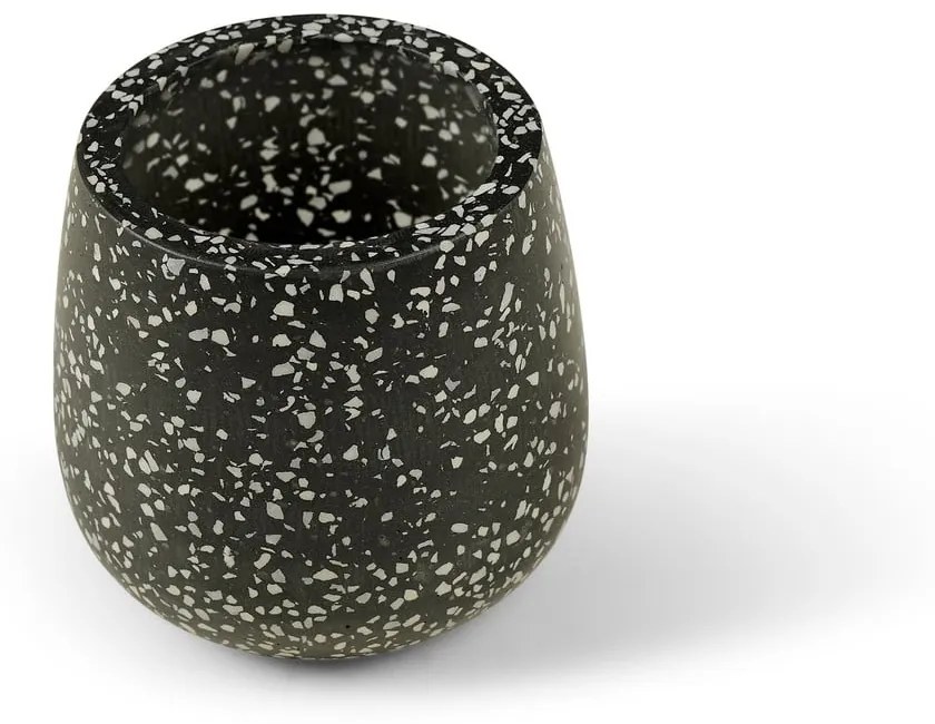 Ciemnoszara doniczka Bonami Selection Terrazzo, ø 15 cm