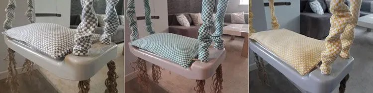 Żółta huśtawka dla dziecka M3-W59