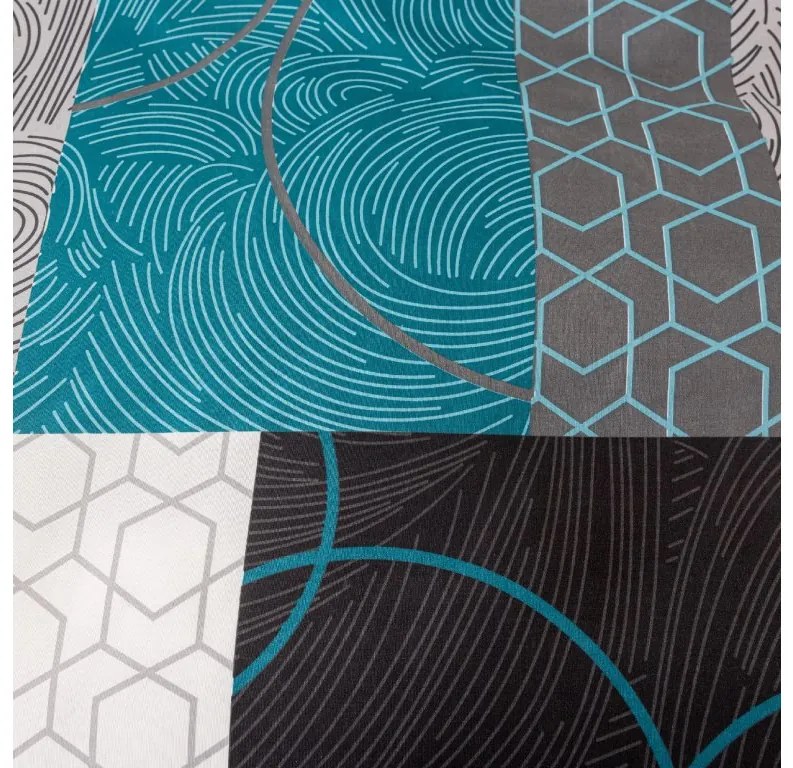 PrzytulneMieszkanie.pl PrzytulneMieszkanie.pl Pościel z mikrowłókna LUREVO, szaro-niebieska Rozmiar pościeli: 70 x 80 cm | 140 x 200 cm
