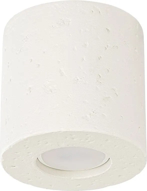 Lampa sufitowa industrialny Orbis, beton - 1 źródło - L.10 x H.10 cm - beżowy