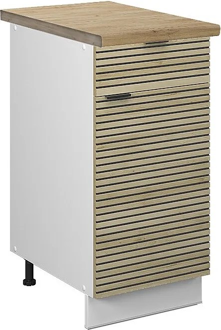 Szafka dolna do kuchni panel dębowy 40x60x82 fame-line