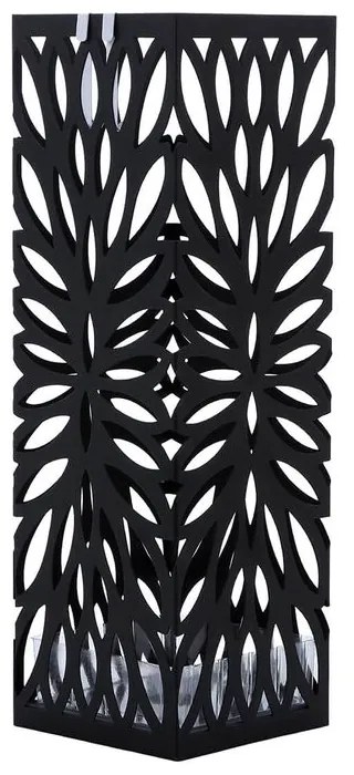 SongmicsHome Stojak na parasole FLORE, 15,5x15,5x49cm, czarna