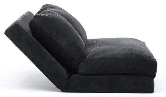 Czarna rozkładana sofa 120 cm Taida – Balcab Home