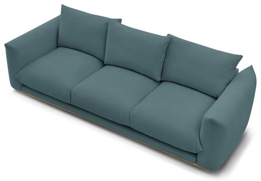 Niebieska sofa 265 cm Ernest – Bobochic Paris