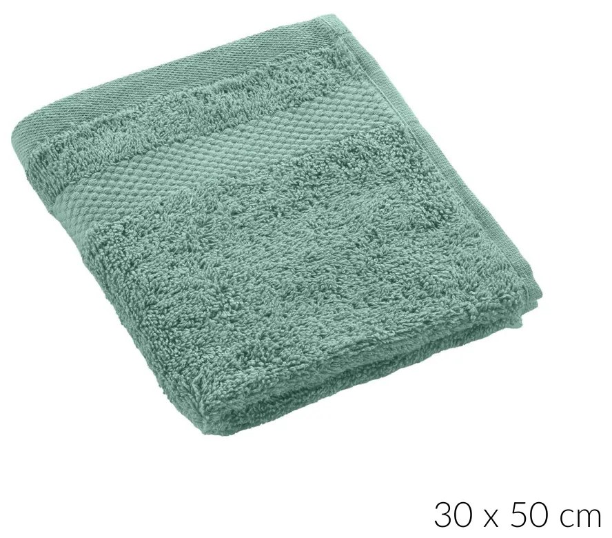 Gładki ręcznik bawełniany do rąk, CELADON, 30 x 50 cm