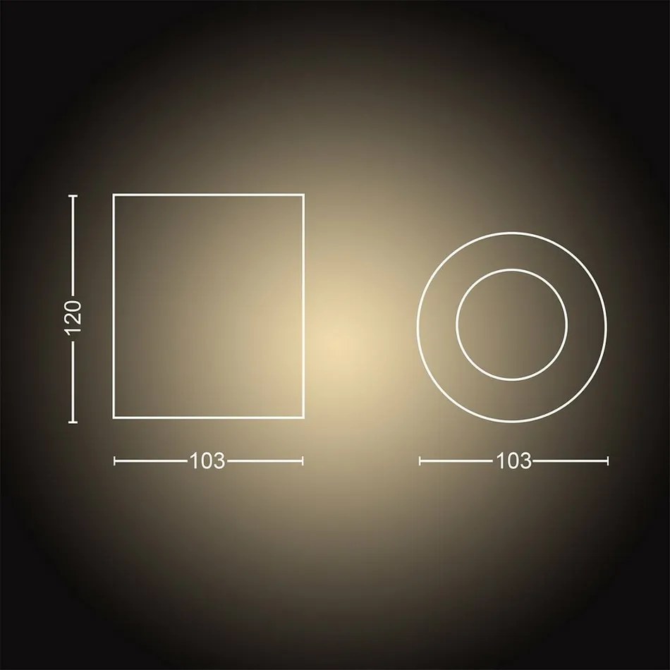 Philips Hue 56330/31/P9 LED lampa punktowa 5,5 W, biały