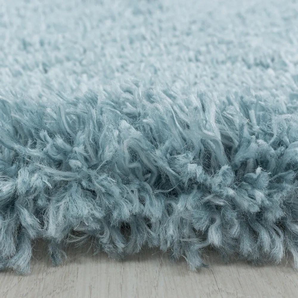 Niebieski okrągły dywan ø 120 cm Fluffy – Ayyildiz Carpets