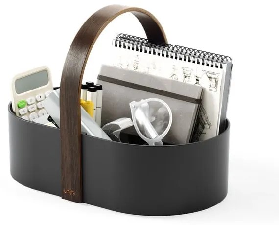 Czarny organizer łazienkowy Bellwood – Umbra
