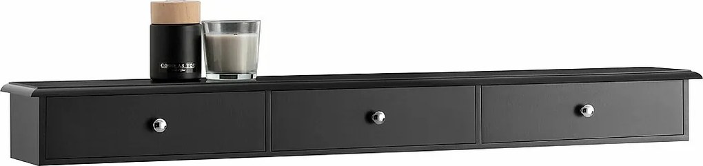 Półka ścienna wisząca z 3 szufladami FRG43-L-SCH