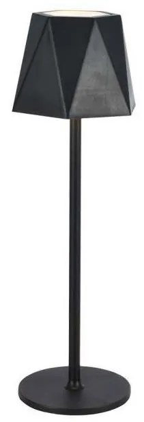 LED ładowalna lampa stołowa 4W 5V 3000-6000K 1800 mAh czarna, ściemnialna