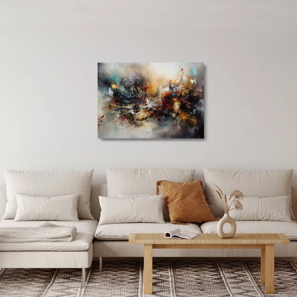 Obraz na szkle - Grafika abstrakcyjna (70x50 cm)