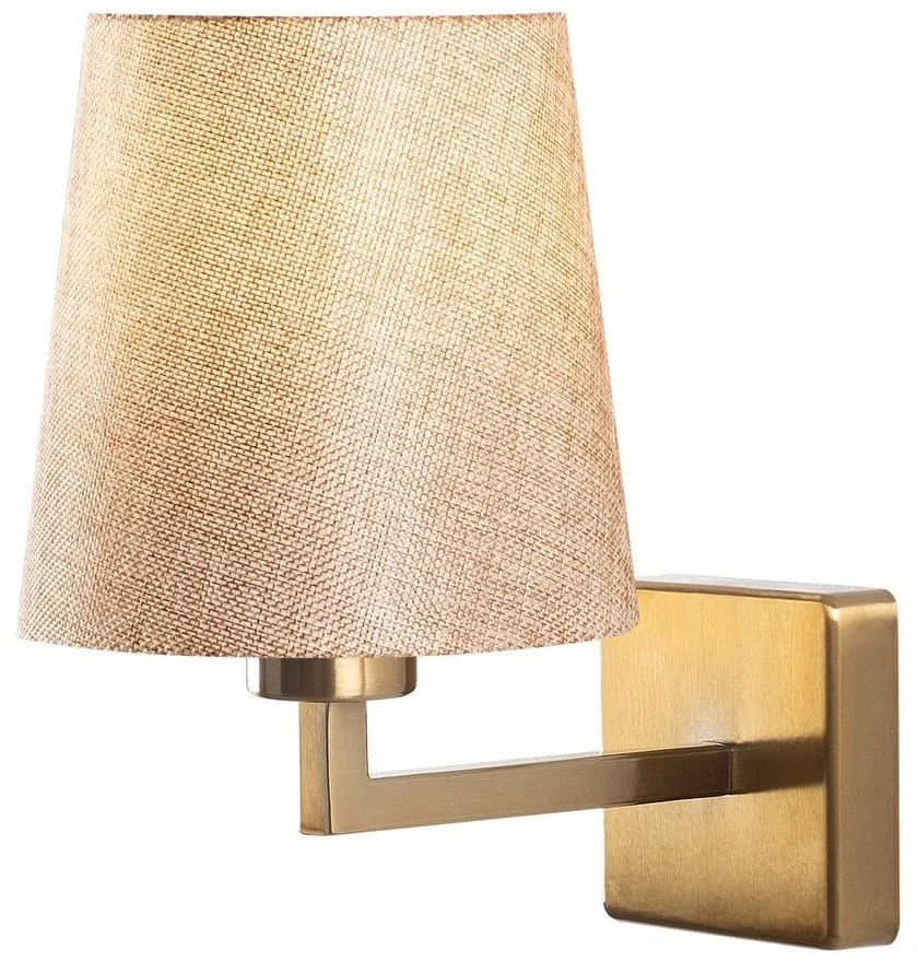 Kinkiet w beżowo-złotym kolorze ø 18 cm Profil – Opviq lights