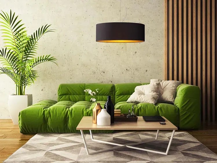 Elegancki żyrandol z abażurem 50 cm - K6-W05