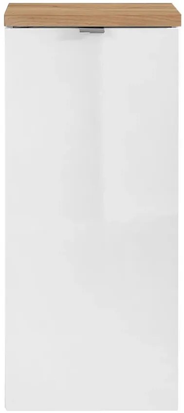 Półsłupek Łazienkowy Z Koszem Na Pranie 60 Cm S4-B44
