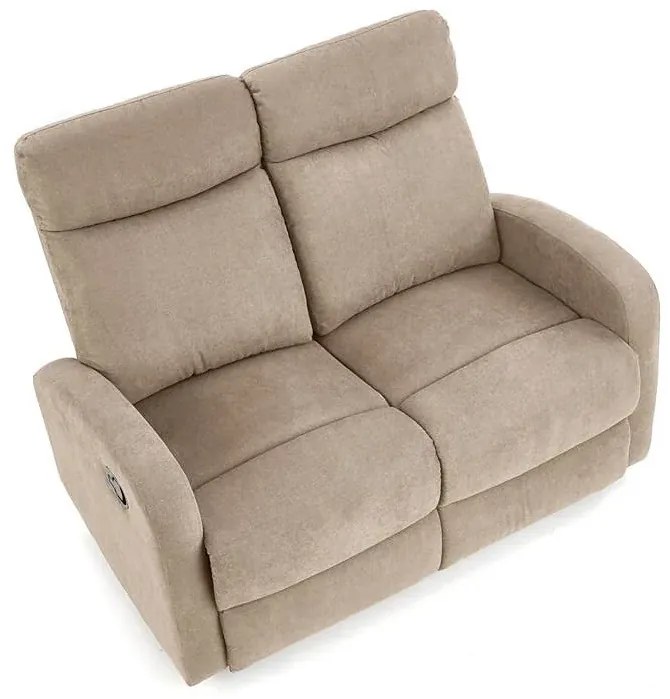 Podwójna beżowa sofa rozkładana Gliko W7-C67