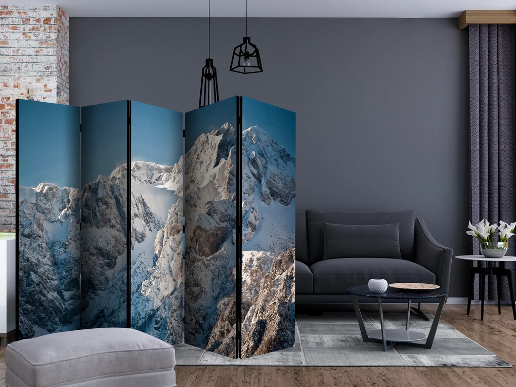 Parawan akustyczny Pejzaże 225x172 cm 5-częściowy fioletowy ARTGEIST B