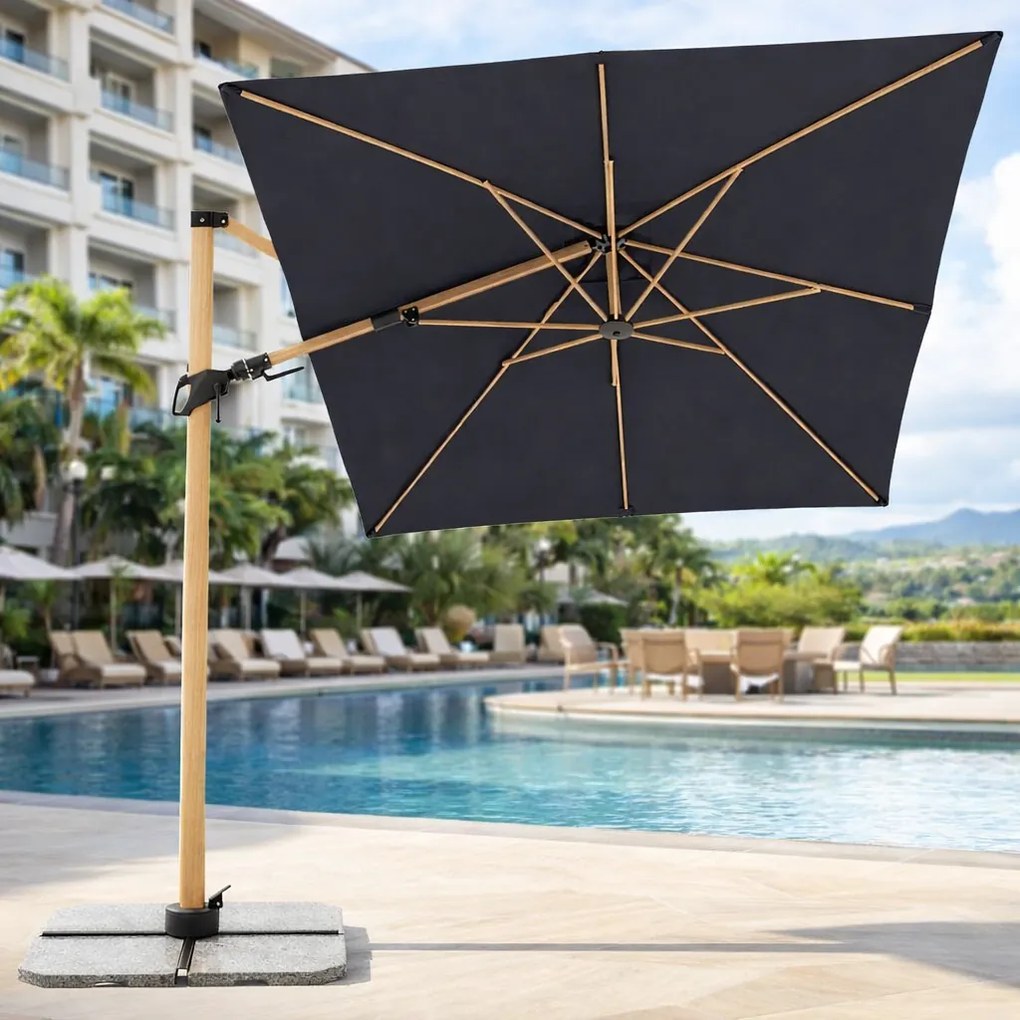 Doppler ALU WOOD 300 x 220 cm antracyt