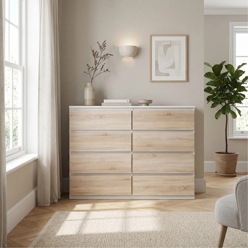 Komoda NUDO 120 cm do Salonu Sypialni Biały