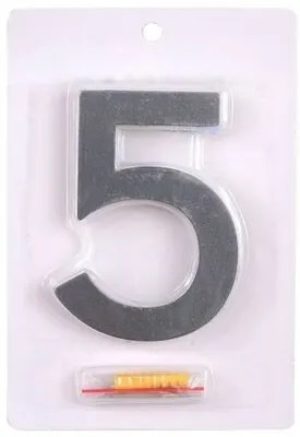 Aluminiowy numer domu 2, 3D, pow. strukturalna