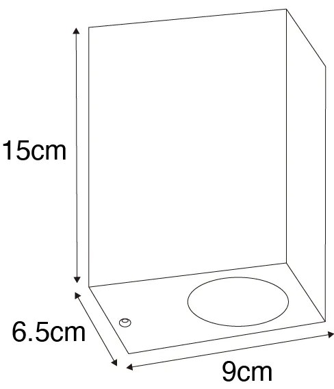 Nowoczesna lampa ścienna antyczne złoto 2-światła IP44 - Baleno