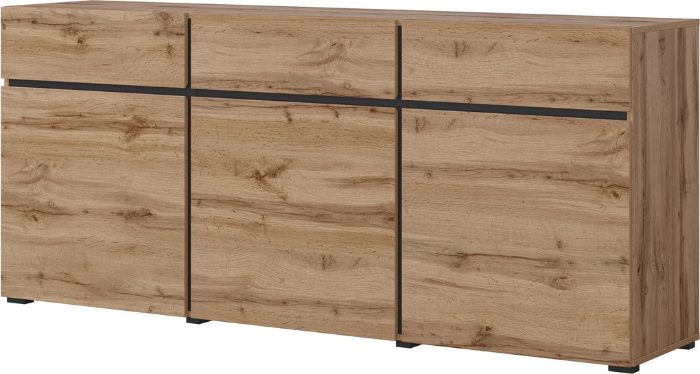 Komoda INCROCIO 180 cm do Salonu Sypialni Dąb wotan