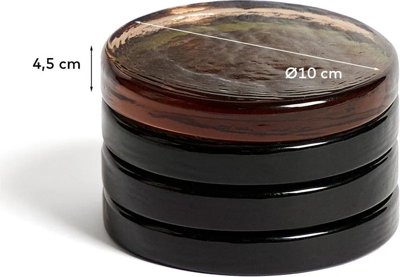 Szklane podkładki zestaw 4 szt. Obila – Kave Home