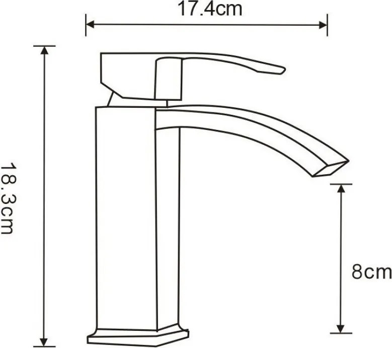 Mexen Libra R45 zestaw wannowy, czarny - 745103R45-70