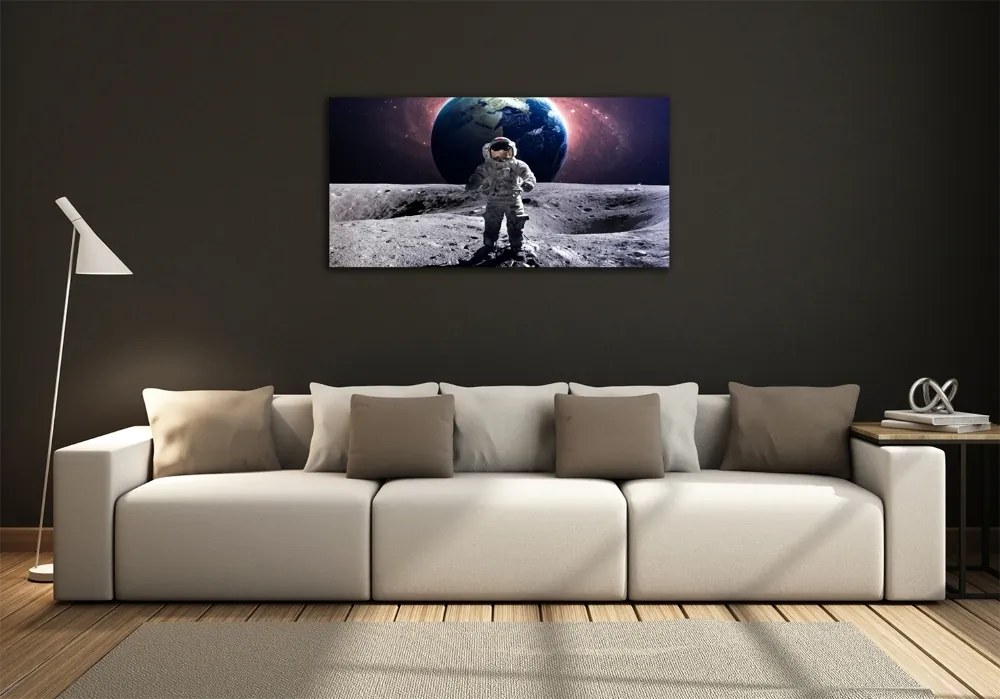 Foto obraz szkło hartowane Astronauta