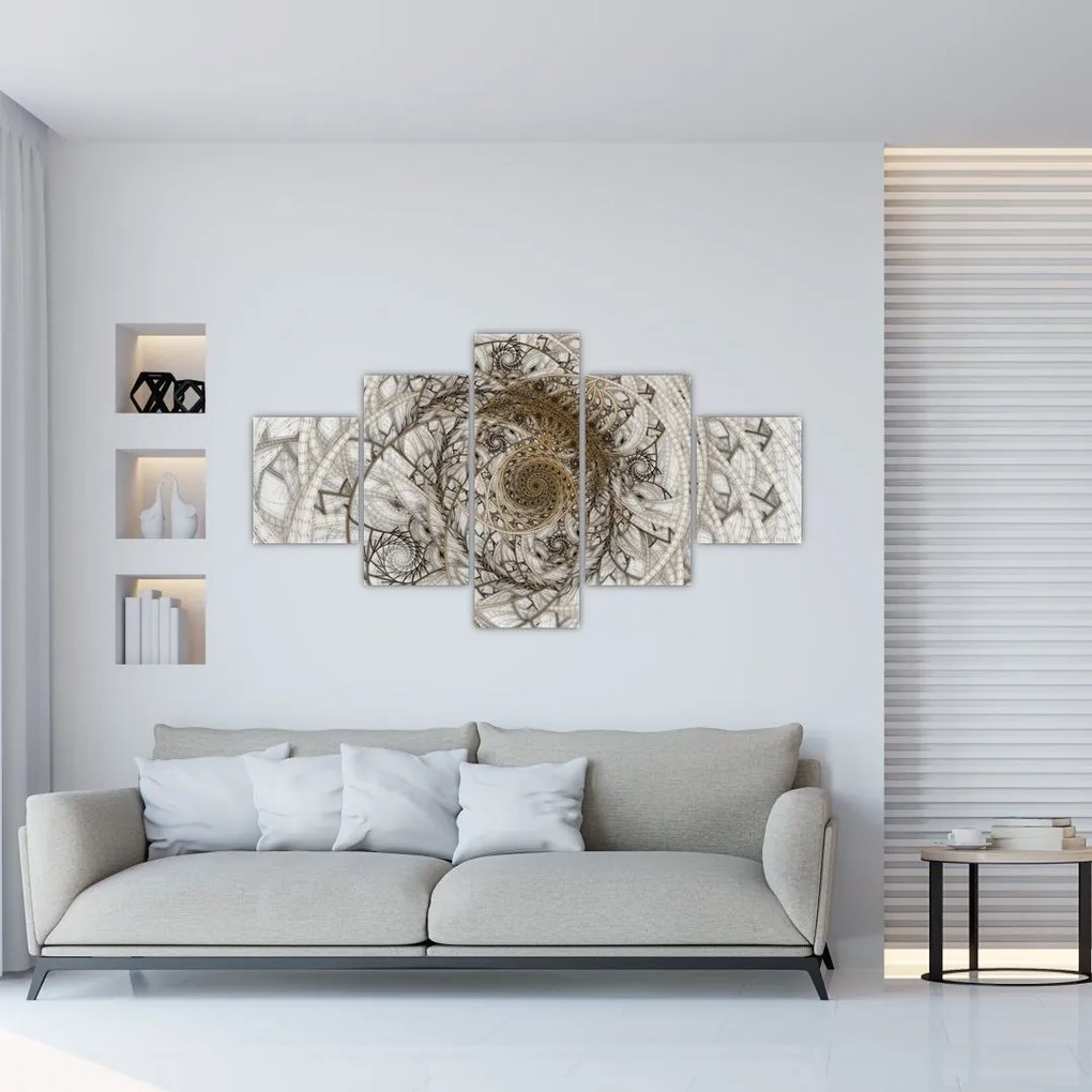 Obraz ozdobnej sztuki (125x70 cm)